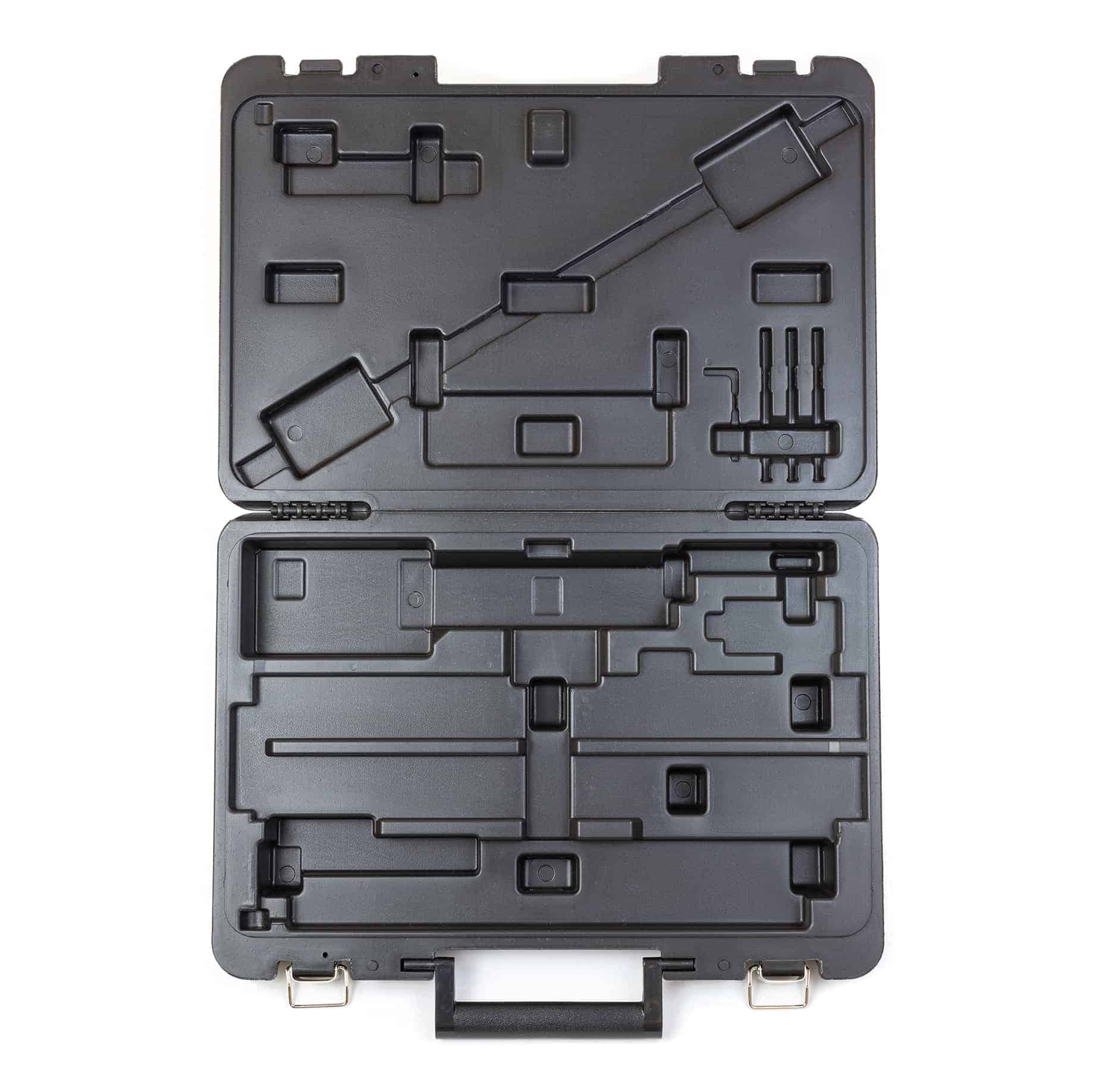 TP-CASECHJ Cabinet Hardware Jig Blow Molded Carrying Case (interior)