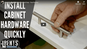 Bents Woodworking: Install Cabinet Hardware Quickly