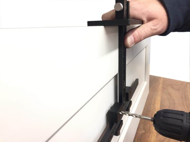 Cabinet hardware jig tp 1934 shaker cabinet drawer front drilling