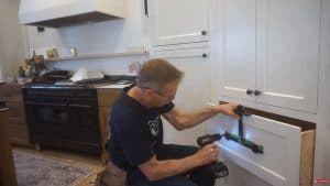 Next Level Carpentry Professional Cabinet Hardware Drilling Jig Demonstration